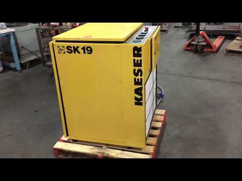 Kaeser SK-19 Rotary Screw Air Compressor 15hp 230V 3 Phase