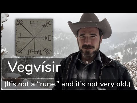 Vegvísir (wrongly called "Viking Compass")