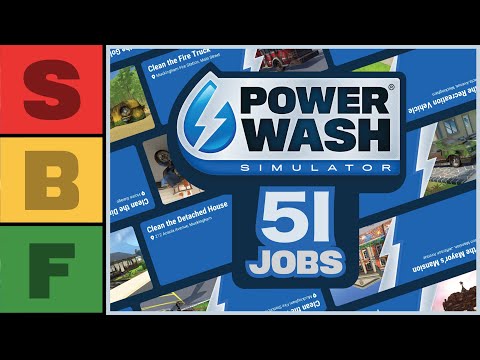 I played and ranked EVERY PowerWash Simulator Job so you don’t have to…
