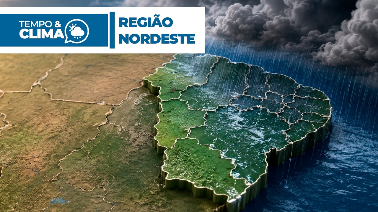 PREVISÃO DO TEMPO PARA A NORDESTE 02-07-2026