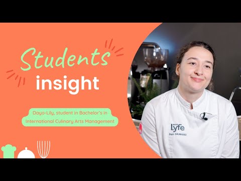 Dayo-Lily, student in Bachelor’s in International Culinary Arts Management