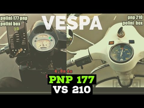 vespa 210 vs 177 PLUG & PLAY tuning / acceleration 0-100kmh / FMPguides - Solid PASSion /