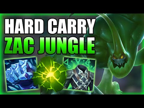 HOW TO PLAY ZAC JUNGLE & HARD CARRY - Season 11 Zac Jungle Gameplay Guide - League of Legends