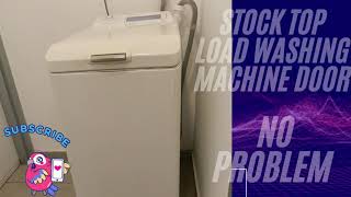 How to open stock door top load washing machine (Electrolux EWT Model)