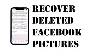 How to Recover Deleted Facebook Photos on iPhone