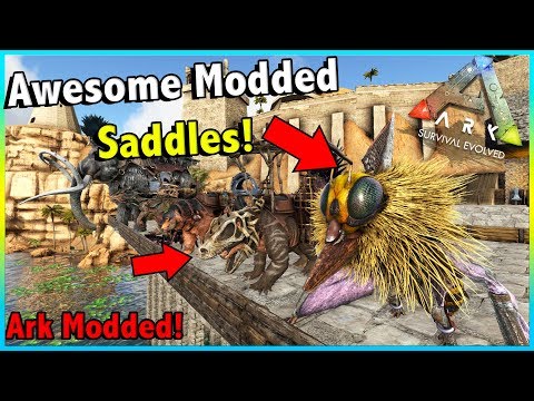 TAKING A LOOK AT THE AWESOME ECO PRIMORDIAL SADDLES THEY'RE SICK!! || ARK MODDED EP 31!