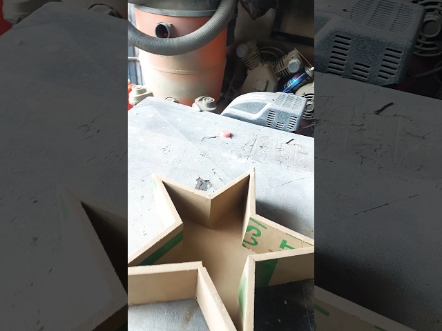 Vídeo relacionado con Estrella fugaz de madera MDF - Manualidades para decoración 46 cm-50 cm, paquete de: 50 piezas, ancho: 46 cm
