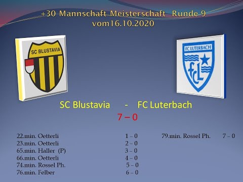 +30 Meisterschaft SC Blustavia - FC Luterbach