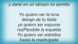Alberto Plaza - Yo Quiero Ver La Luna Lyrics