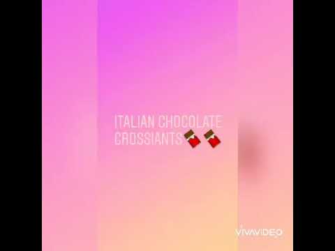 Italian Chocolate Crossiants By Deepa Garg