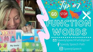 THE MOST IMPORTANT WORDS TO TEACH A CHILD AT HOME Functional Words for At Home Speedy Speech Therapy