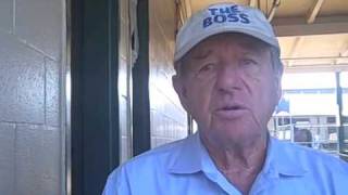 Interview with thoroughbred horse trainer Bruce Headley at Del Mar Racetrack, 9-4-09