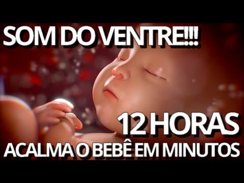 SOM DO VENTRE MATERNO - Som Que O Bebe Ouve No Ventre Da Mãe - Som Do Útero Para Recém Nascido
