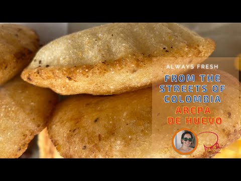 How To Make Arepa De Huevo | Arepa Con Huevo Recipe & Pericos | Arepas Colombians Recipe
