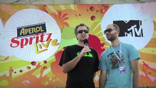 Intervista ai Planet Funk - Aperol Spritz Live @ Piazzale Roma