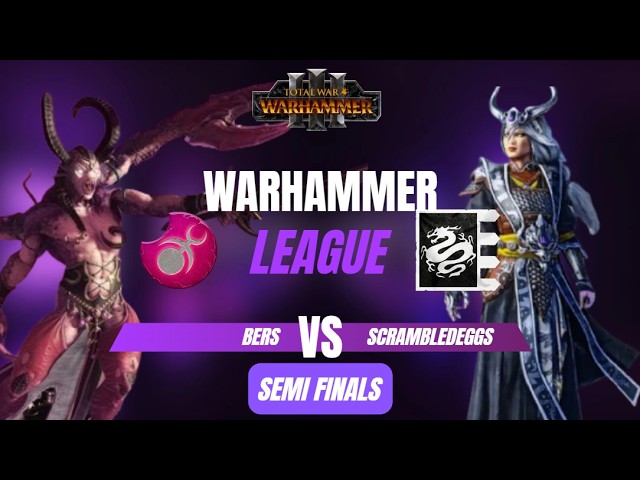 ScrambledEggSpecial (Grand Cathay) vs Berserk (Slaanesh) -  Game 1 - Warhammer League #3