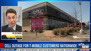 T-Mobile customers experiencing outages nationwide