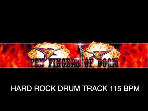 HARD ROCK DRUM TRACK 115 BPM
