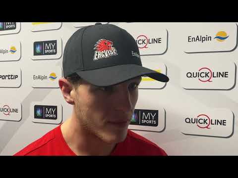 Interview mit Valentin Pilet zum Spiel EHC Visp - EHC Winterthur (9:1)