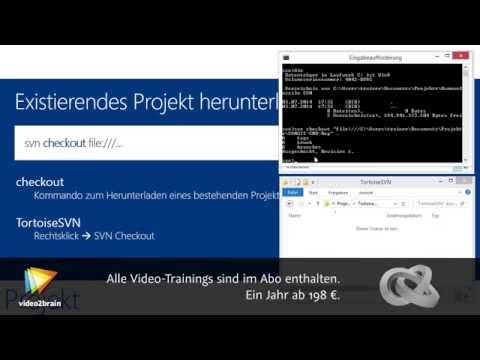 Versionskontrolle mit Git und SVN Tutorial: Arbeitsordner einrichten |video2brain.com