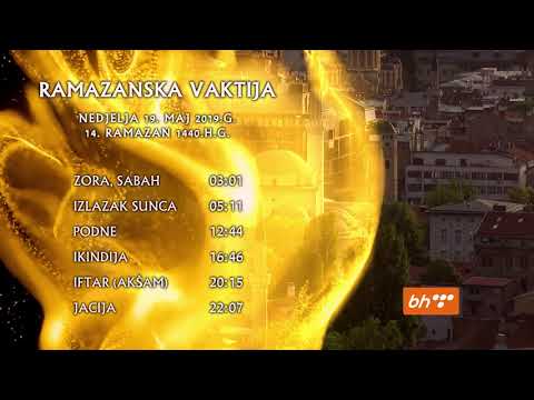 VAKTIJA ZA 19. MAJ 2019. - MTV IGMAN