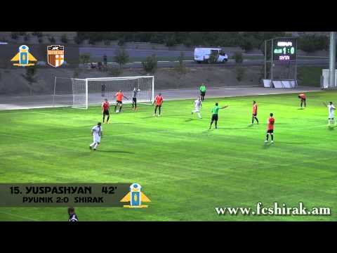 APL, round 4, 23.08.2015: FC Pyunik 3:0 FC Shirak, highlights