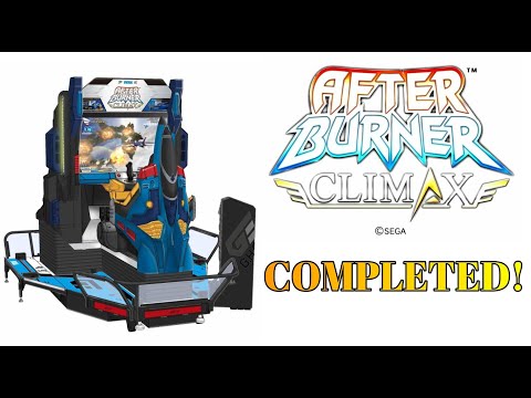 Sega's AFTER BURNER CLIMAX ARCADE! Completed!