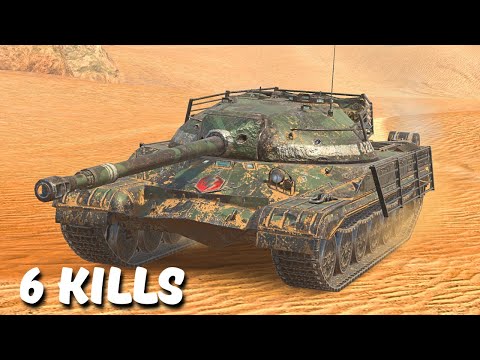 T-22 medium - 6 KILLS | 8,2 K Damage, WoT Blitz Replay