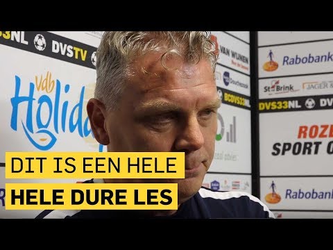 Bert van Hunenstijn: “dit is een hele-hele dure les.” - Trainersvisie