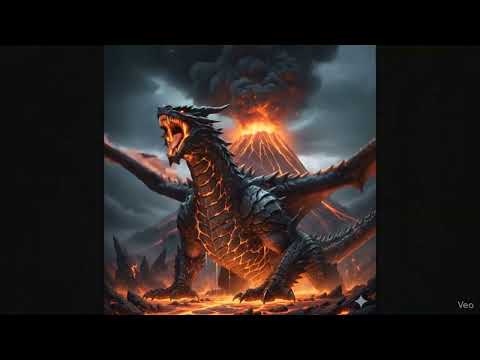 🔥❄️ Lava Dragon vs Ice Wolf – Fire and Frost Collide in Eternal Balance | Elemental Fusion