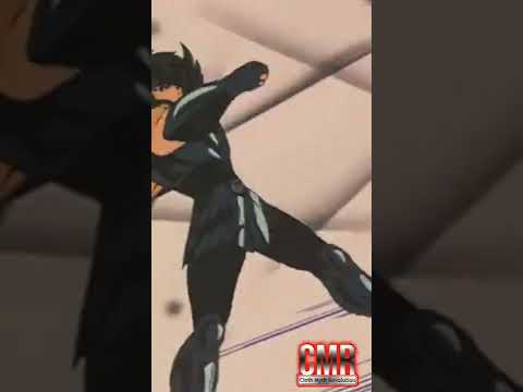 Hyoga Vs Cisne Negro #anime #cavaleirosdozodiaco #shorts #saintseiya #animeshorts