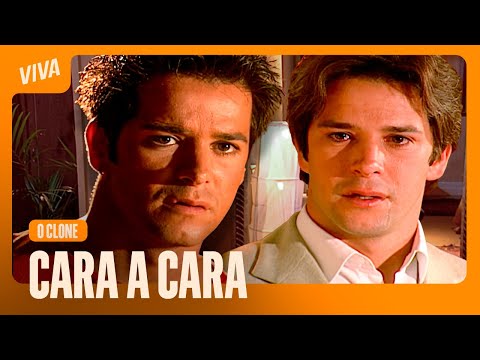 LUCAS ENCONTRA SEU CLONE PELA PRIMEIRA VEZ E SE EMOCIONA!  | O CLONE | CENAS MARCANTES