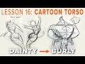 Learn To Draw Anatomy Cartoon Torso