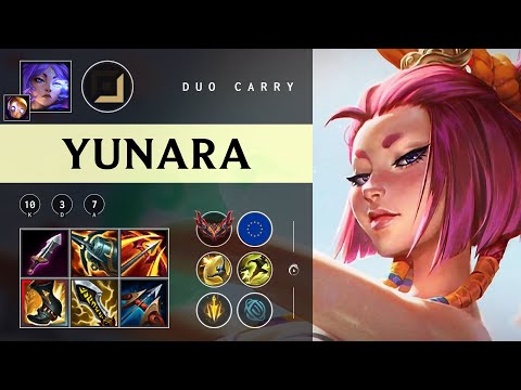 Yunara Carry vs Jhin - EUW Grandmaster Patch 25.24