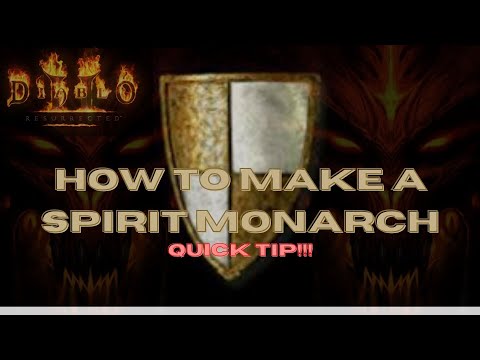 Diablo 2 Resurrected: How to make spirit runeword on a monarch