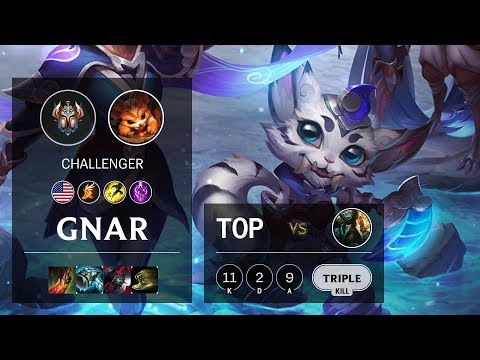 Gnar Top vs Gangplank - NA Challenger Patch 10.10