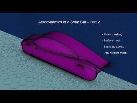 Aerodynamic Analysis of a Solar Car Using ANSYS Fluent - Problem Definition