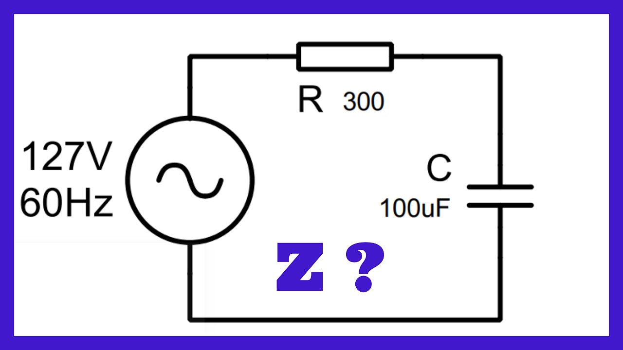 Impedância de um circuito RC - Exercício Resolvido