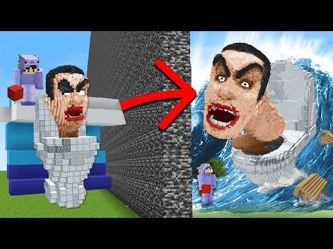 Neden Minecraft Yapı Kapışmasında SKİBİDİ TUVALET ile Trolledim?