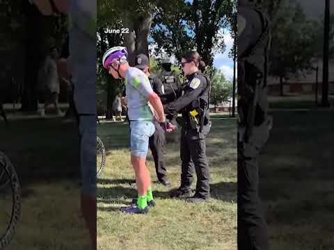 Officials say at least five people have been arrested and accused of tampering with Reflecting Pool