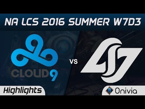 CLG vs C9 Highlights Game 3 NA LCS Spring 2017 W7D3 Counter Logic Gaming vs Cloud9