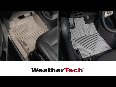 WeatherTech All-Weather Floor Mats for Honda Fit - 1st Row (W84), Black