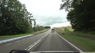 Car ride Køre ud i sommerlandene. Silkeborg - Hansted UHD/4K /HDR Video 02