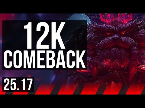 ORNN vs YONE (TOP) | 12k comeback | KR Master | 25.17