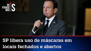 Doria abre mão de protagonizar nova cena patética ao anuncia fim da máscara em local fechado
