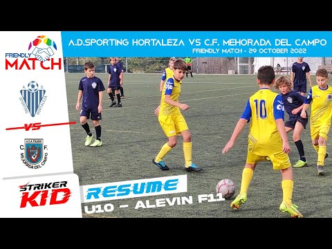A. D.  Sporting Hortaleza vs C. F.  Mejorada del Campo  - Friendly football/soccer match 11 vs 11