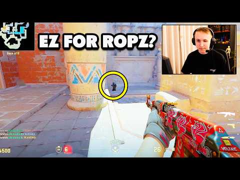 ropz dominates with his Amazing Aim. donk gets an Ace - CS2