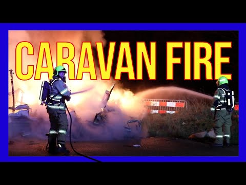 🔥 Caravanbrand tijdens oud en nieuw | Brandweer Lunteren in actie