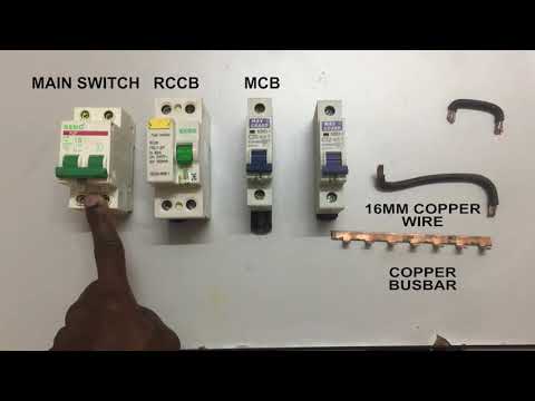 How To Wire Single Phase Distribution Board Without Load Connection #electrical #Wiring