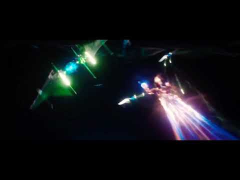 Captain Marvel destroys Ronan's fleet score only